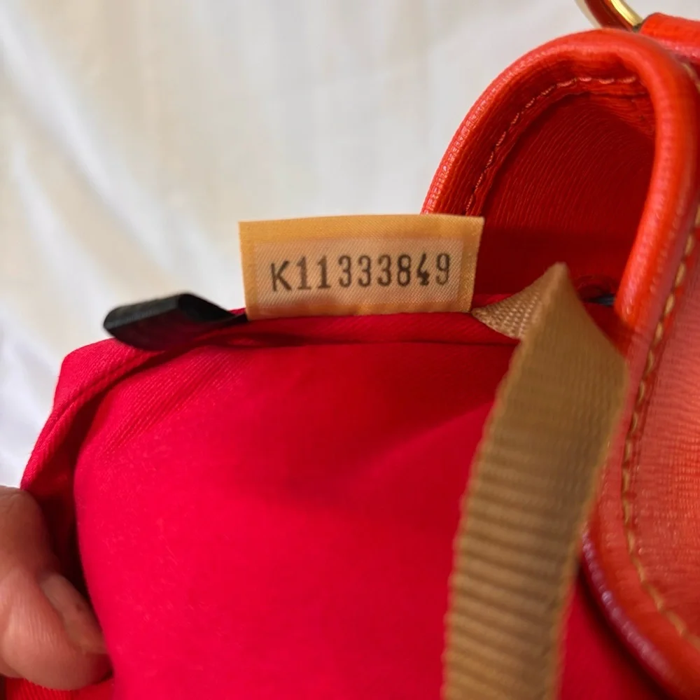 Dooney & Bourke Saffiano Kendall Crossbody Fall Tomato Bag Purse NEW - Picture 8 of 16
